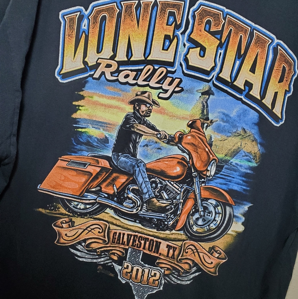Lone Star Rally 2012 Galveston Texas Biker Mens 2X